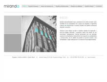 Tablet Screenshot of mirandasa.cl